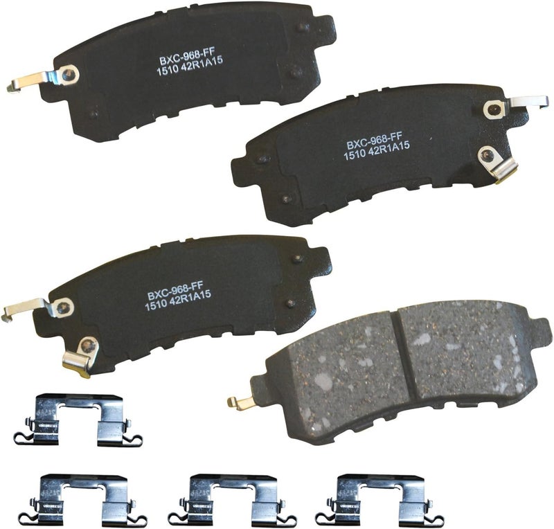 Bendix Premium SBC1510 Ceramic Rear Brake Pads for INFINITI QX56 2013-2011, QX80 2024-2014, Nissan Armada 2023-2017 - Image 1